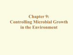 Chapter 9: Controlling Microbial Growth in the Environment