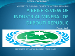 A BRIEF REVIEW OF INDUSTRIAL MINERAL OF DJIBOUTI REPUBLIC