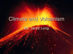 Climate and Volcanism - Natural Climate Change