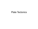 Plate Tectonics 1