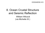 Seismic Reflection and Ocean Crustal Structure