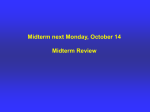 Midterm Review