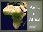 Soils of Africa - University of Colorado Boulder