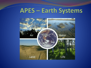 APES – Earth Systems