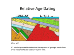 Relative Age Dating