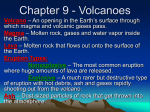 Chapter 9 - Volcanoes