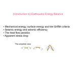 Earthquake energy balance