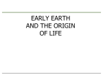 Conditions on early Earth made the origin of life possible