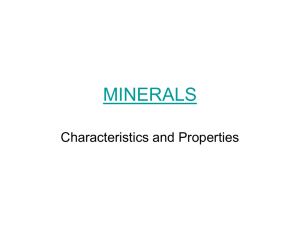 What is a mineral?