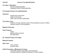 Lecture #6 Causes of Ice Ages & Glacial