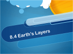 8.4 Earth`s Layers