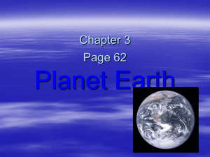 Chapter 1 Planet Earth