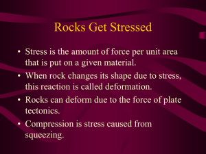 Rocks Get Stressed