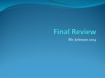 Final Review