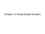 Chapter 17 Study Guide Answers
