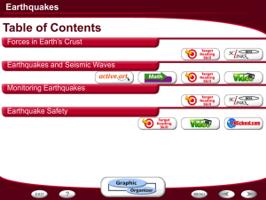 Earthquakes