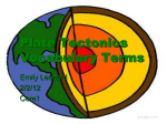 Plate Tectonics Vocabulary Terms
