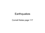 Earthquakes