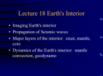 Lecture 18 Earth`s Interior