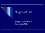 Origins of Life