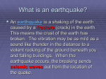 Earthquake Seismic Waves PowerPoint