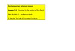 Evidence card - Contemporary Science Issues