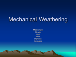 Mechanical Weathering