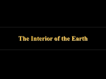 PowerPoint Presentation - The Interior of the Earth