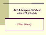 Introduction to Library Catalog and databases