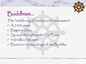 Buddhism… - Regina High School