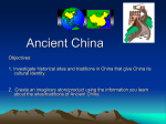 Ancient China Webquest