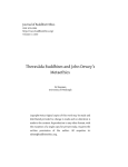 Theravāda Buddhism and John Dewey’s Metaethics  Journal of Buddhist Ethics