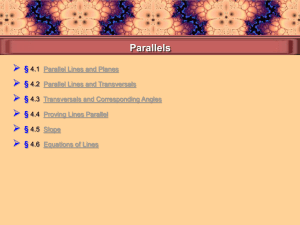 Parallel lines and Transversals.ppt