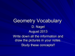 Geometry Vocabulary