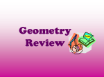 Geometry Review