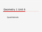 Geometry 1 Unit 6