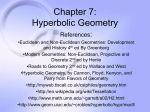 Chapter 7: Hyperbolic Geometry