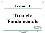 Ch 4 Triangles, Triangle Congruence