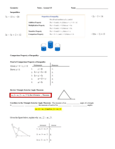 Geometry  Notes – Lesson 5.5 Name __________________________________