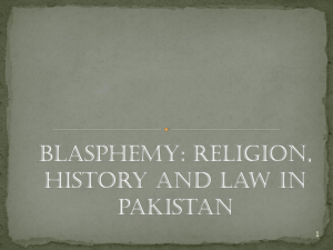 Osama Siddique: Blasphemy Presentation