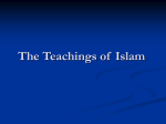 The Teachings of Islam