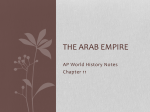 The Arab Empire - AP World History with Ms. Cona
