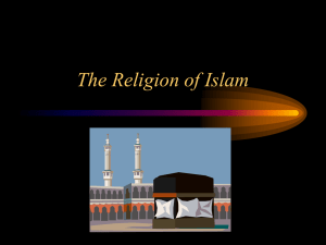 Three Religions of the Middle East