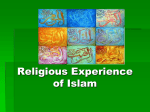 1-Religious Experience Islam