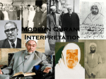 Modern Quranic Interpretation