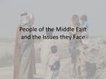 People of the Middle East and the Issues they Face