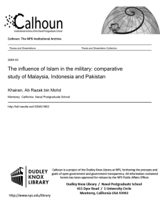 The influence of Islam in the military: comparative