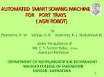 automated smart sowing machine for port trays (agri robot)