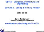 CS61C - Lecture 13