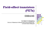 Field Effect Transistor (FET)